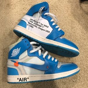 off white jordan 1 unc